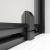EASY BLACK kabina prysznicowa 800-900x900 mm, drzwi obrotowe, L/P, szkło czyste EL1615B-03 zawiasy