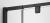 EASY BLACK kabina prysznicowa 800-900x900 mm, drzwi obrotowe, L/P, szkło czyste EL1615B-03 z bliska