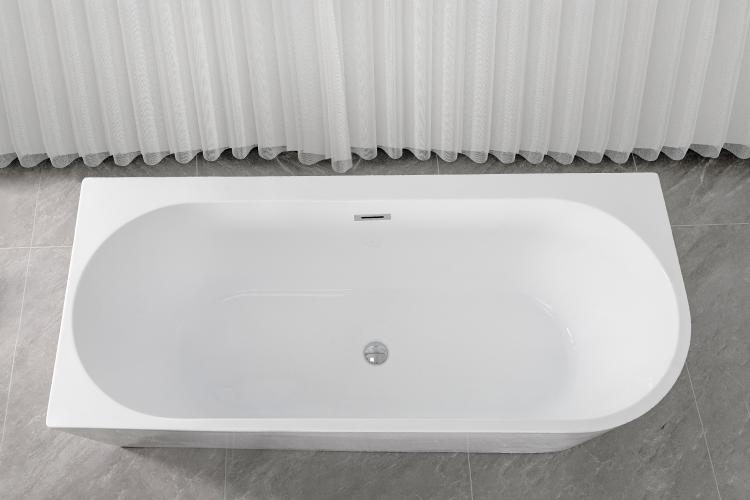 SOLVA wanna wolnostojąca 180x80x56 cm, biała (lewa) z góry