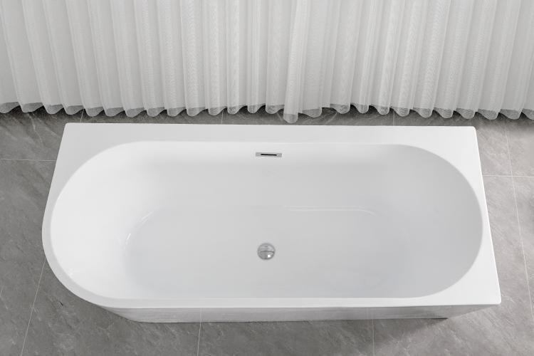 SOLVA wanna wolnostojąca 180x80x56 cm, biała (prawa) G9052 z góry