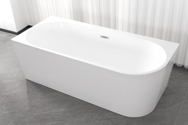 LUMA wanna wolnostojąca 160x75x56 cm, biała (lewa) G9054 aranżacja