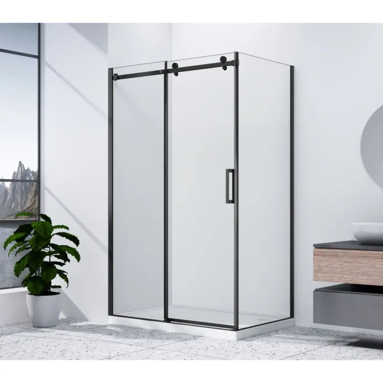 DRAGON BLACK kabina prysznicowa prostokątna 1600x900 mm, wariant L/P GD4616B-02