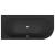 VIVA L wanna asymetryczna 175x80x47 cm, czarny mat (lewa) 70119.21