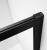 SIGMA SIMPLY BLACK kabina prysznicowa kwadratowa 900x900 mm, wejście z rogu, szkło brick GS249profil