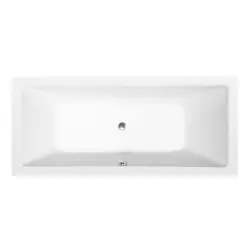 KRYSTA Wanna akrylowa prostokątna 180x80x39 cm biały mat 71710.11