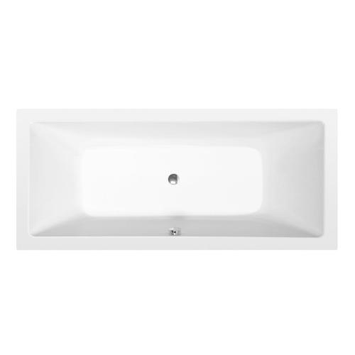 KRYSTA Wanna akrylowa prostokątna 180x80x39 cm biały mat 71710.11