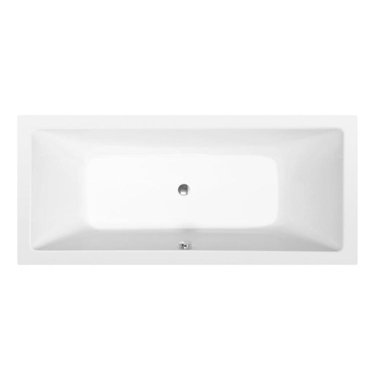 KRYSTA Wanna akrylowa prostokątna 180x80x39 cm biały mat 71710.11