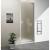 SIGMA SIMPLY Drzwi prysznicowe do wnęki obrotowe 90x190 cm szkło Brick GS3899F