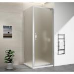 SIGMA SIMPLY Kabina prysznicowa 90x70x190 cm, drzwi obrotowe L/P szkło matowe Brick GS3899GS4370