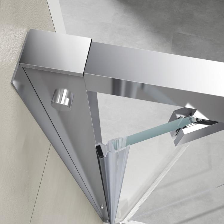 SIGMA SIMPLY Kabina prysznicowa 90x100x190 cm, drzwi obrotowe L/P szkło matowe Brick GS3899GS4310 otwieranie