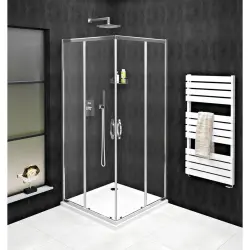 SIGMA SIMPLY Kabina prysznicowa narożna kwadratowa 90x90x190 cm szkło czyste GS2190GS2190