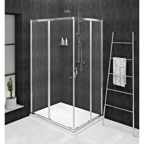 SIGMA SIMPLY Kabina prysznicowa narożna prostokątna 90x80x190 cm szkło czyste GS2190GS2180