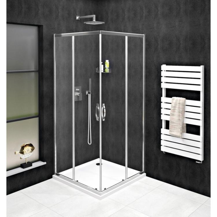 SIGMA SIMPLY Kabina prysznicowa narożna kwadratowa 120x120x190 cm szkło czyste GS2112-01