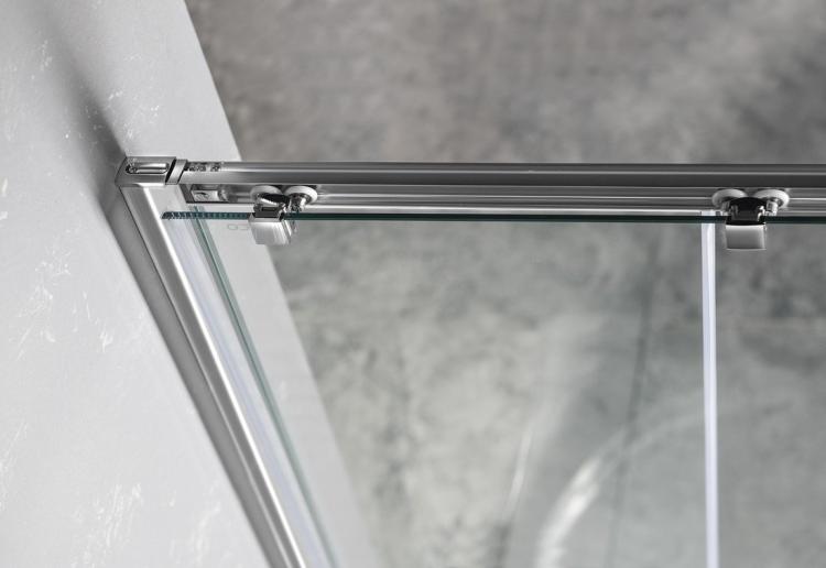 SIGMA SIMPLY Kabina prysznicowa narożna prostokątna 100x80x190 cm, L/P szkło czyste GS1110GS3180 z bliska