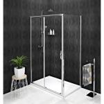 SIGMA SIMPLY Kabina prysznicowa narożna prostokątna 140x100x190 cm, L/P szkło czyste GS1114GS3110