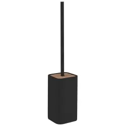 NINFEA szczotka WC do postawienia, czarny /bambus 133314