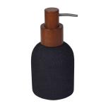 CRAFT dozownik mydła do postawienia, czarny/drewno 8570