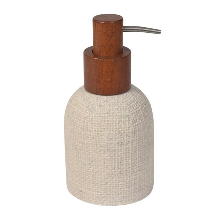 CRAFT dozownik mydła do postawienia, beżowy/drewno 8566