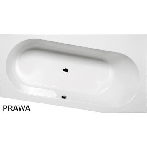 ASTRA WR Wanna akrylowa asymetryczna 165x90 cm (prawa) 31611
