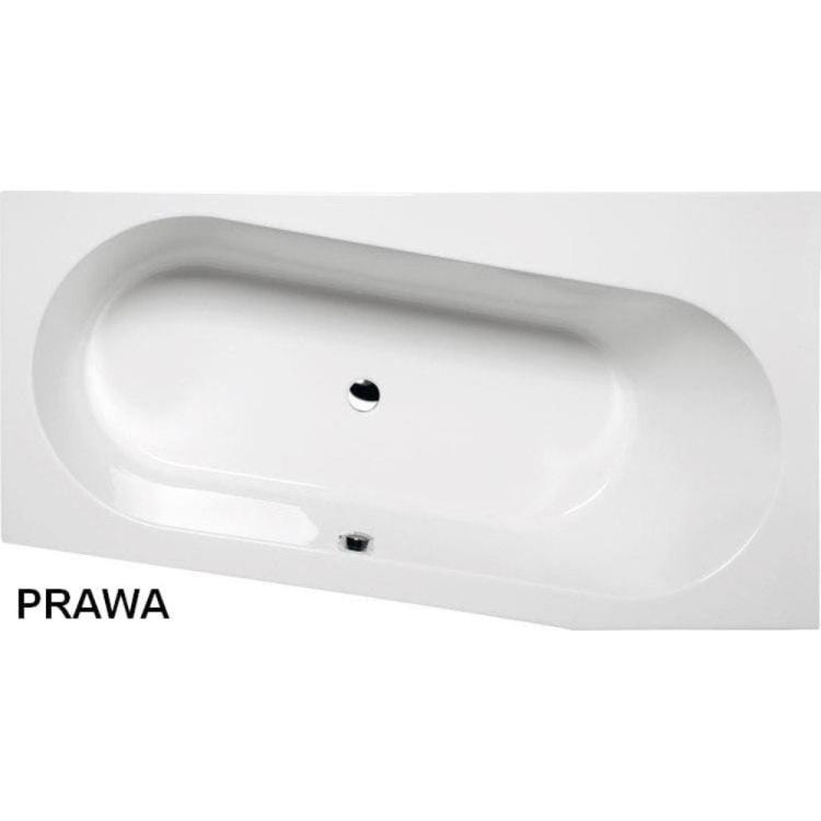 ASTRA WR Wanna akrylowa asymetryczna 165x90 cm (prawa) 31611