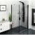 ZOOM BLACK Kabina prysznicowa narożna prostokątna 90x80x200 cm ZL1290BZL3280B