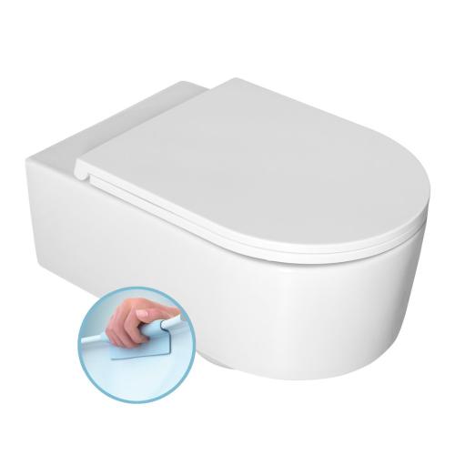 SISTEMA A miska WC wisząca, Rimless, 36x53,5cm, biały 10SL02001