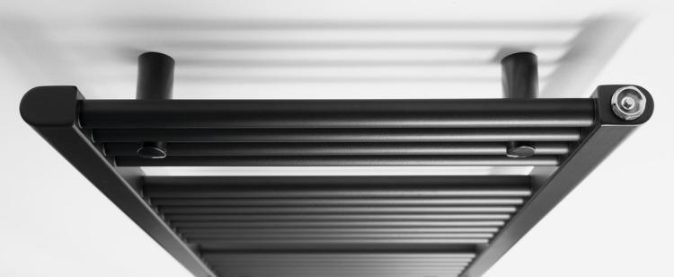 DIRECT Grzejnik łazienkowy 450x960 mm 447 W czarny mat ILR94B z góry