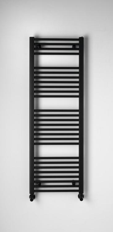 DIRECT Grzejnik łazienkowy 450x1320 mm, 594 W, czarny mat ILR34B na ścianie