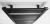 DIRECT Grzejnik łazienkowy 450x1320 mm, 594 W, czarny mat ILR34B góra
