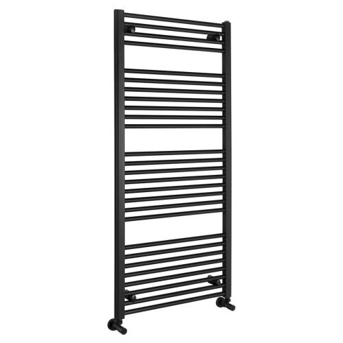 DIRECT Grzejnik łazienkowy 600x1320 mm, 795 W, czarny mat ILR36B