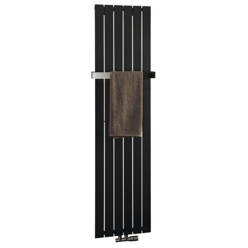 COLONNA Grzejnik łazienkowy dekoracyjny łupkowy ze strukturą czarny 910 W 450x1800 mm IR147