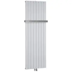COLONNA Grzejnik łazienkowy dekoracyjny metaliczny srebrny 1205 W 602x1800 mm IR146