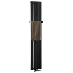 COLONNA Grzejnik łazienkowy dekoracyjny łupkowy ze strukturą czarny 614 W 298x1800 mm IR144