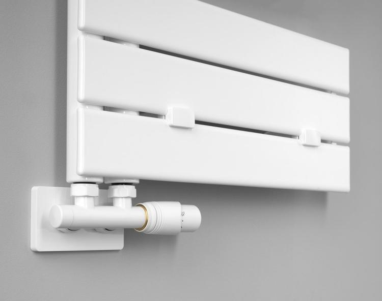 MYTHOS grzejnik łazienkowy 500x1430 mm, 602 W, biały LLM514W podłączenie