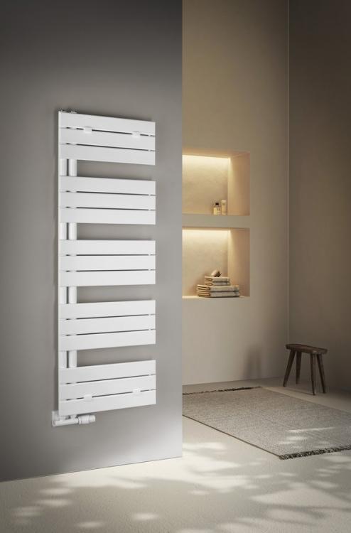 MYTHOS grzejnik łazienkowy 500x1430 mm, 602 W, biały LLM514W wizualizacja