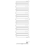 MYTHOS grzejnik łazienkowy 500x1730 mm, 731 W, chrom LLM517C  rysunek techniczny