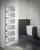 MYTHOS grzejnik łazienkowy 500x1730 mm, 731 W, chrom LLM517C na ścianie