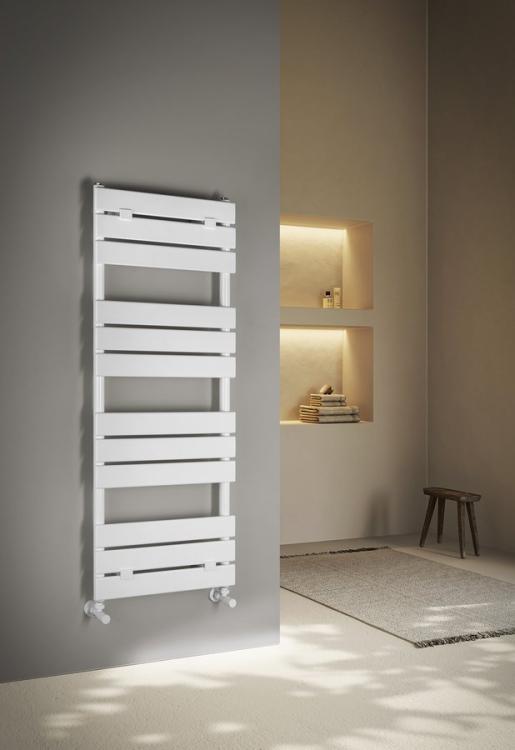 BONDECO grzejnik łazienkowy 500x1266 mm, 577 W, biały DC512W wizualizacja
