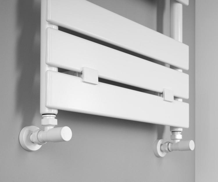 BONDECO grzejnik łazienkowy 500x1606 mm, 712 W, biały DC516W podpięcie
