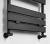 BONDECO grzejnik łazienkowy 500x1606 mm, 712 W, czarny mat DC516B podłączenie