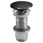 Korek umywalkowy 5/4'', klik-klak, betonowy grzybek, 10-80 mm, antracyt półpołysk AS916