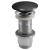 Korek umywalkowy 5/4'', klik-klak, betonowy grzybek, 10-80 mm, antracyt półpołysk AS916