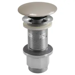 Korek umywalkowy 5/4'', klik-klak, betonowy grzybek, 10-80 mm, piaskowy półpołysk  AS914