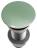 Korek umywalkowy 5/4'', klik-klak, betonowy grzybek, 10-80 mm, zielony półpołysk AS923 z góry