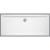 SMC Brodzik starylowy prostokątny 140x90 cm SC1490S