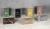 AGOS umywalka betonowa, 40x22cm, lewa/prawa, różowy półpołysk AS40021 komplet