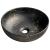 RONDANE umywalka ceramiczna nablatowa, średnica 41 cm marmur portoro AR435PT