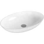 BANERA OVAL umywalka kompozytowa nablatowa, 60x40 cm, biały 14397