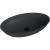 BANERA OVAL umywalka kompozytowa nablatowa, 60x40cm, antracyt mat 14397.51