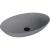 BANERA OVAL umywalka kompozytowa nablatowa, 60x40cm, szary mat 14397.31